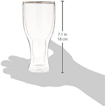UPSIDE DOWN BEER GLASS - SET OF 2