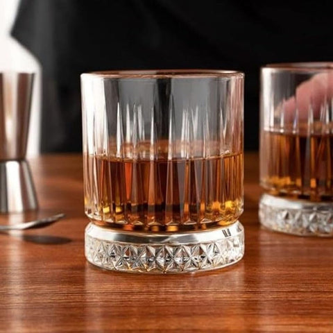 AMOUR WHISKEY GLASS  SET OF 6 + FREE PEG MEASURE