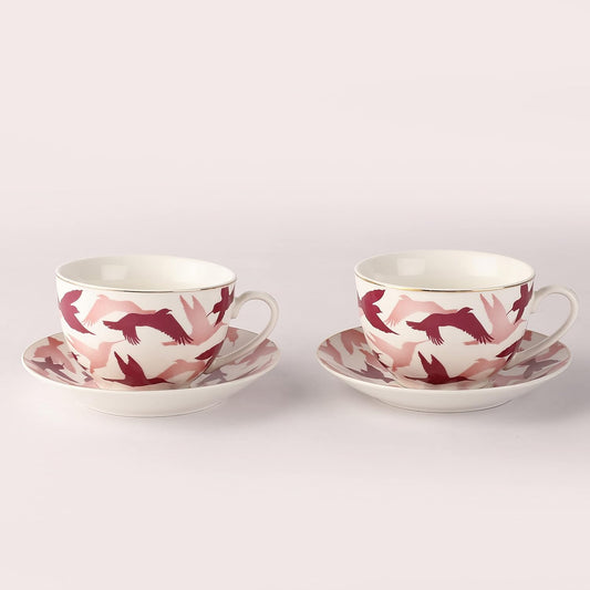 BIRD CUP & SAUCER | MADE IN TURKEY