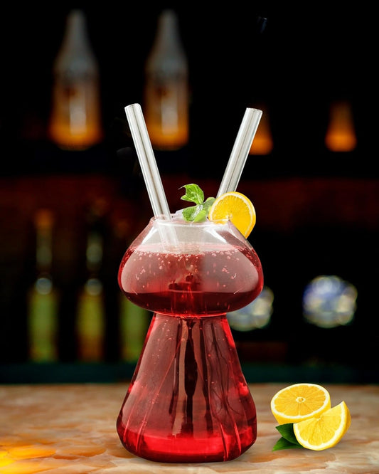 MUSHROOM SHAPE COCKTAIL / MOCKTAIL GLASS- PACK OF 1