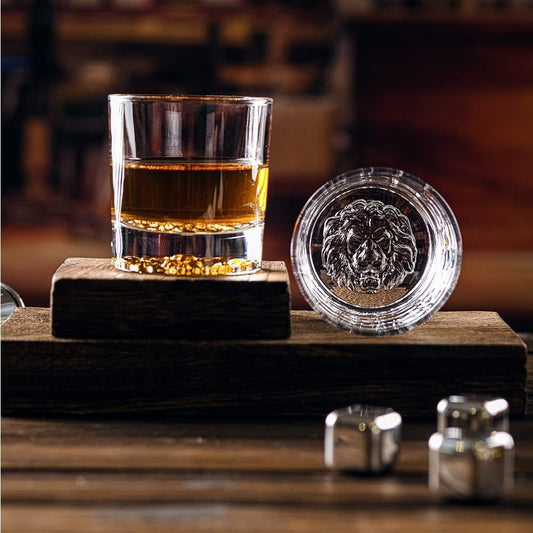 THE LION WHISKEY GLASS