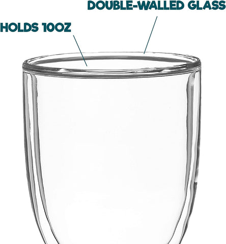 UPSIDE DOWN BEER GLASS - SET OF 2