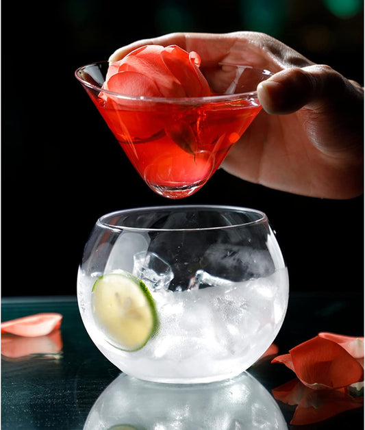 DUAL MARTINI GLASS 120ML - SET OF 2