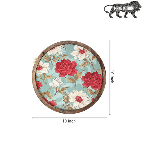 ENAMEL COATED ROUND MULTIPURPOSE SERVING PLATTER