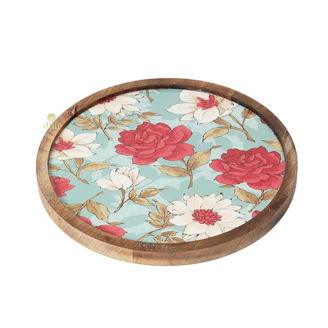ENAMEL COATED ROUND MULTIPURPOSE SERVING PLATTER