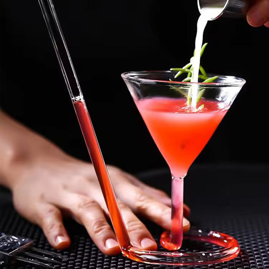 MARTINI STRAW GLASS 200ML - SET OF 2
