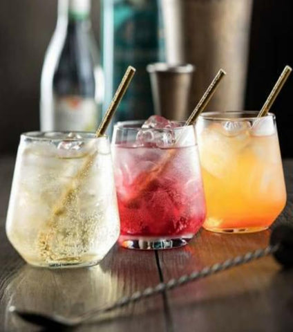 GEORGIA WHISKEY & COCKTAIL GLASSES SET OF 6 + FREE PEG MEASURE