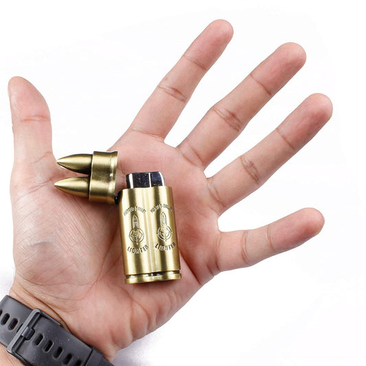 METAL BULLET SHAPED MAFIA LIGHTER