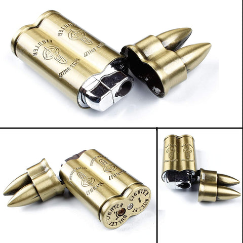METAL BULLET SHAPED MAFIA LIGHTER