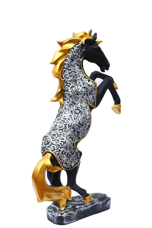HORSE SHOWPIECE VASTU, FENGSHUI FIGURINE 14.5 INCH - PACK OF 1