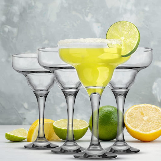CRYSTAL CLEAR MARGARITA WINE GLASS 200ML - PACK OF 4