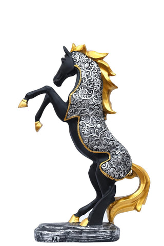 HORSE SHOWPIECE VASTU, FENGSHUI FIGURINE 14.5 INCH - PACK OF 1