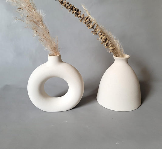 ELEGANT CERAMIC VASE - PACK OF 3