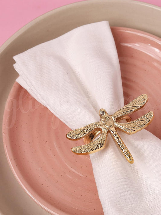 ELEGANT DRAGONFLY NAPKIN RINGS FOR DINING TABLE - PACK OF 1